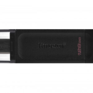 Kingston Technology DataTraveler 70 unidad flash USB 128 GB USB Tipo C 3.2 Gen 1 (3.1 Gen 1) Negro