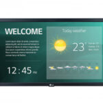 LG 22SM3G-B pantalla de señalización 54,6 cm (21.5") IPS Full HD Pantalla plana para señalización digital Negro Procesador incorporado