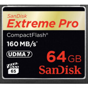 Sandisk 64GB Extreme Pro CF 160MB/s memoria flash CompactFlash