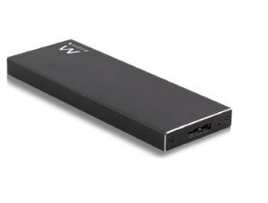 Ewent EW7023 caja para disco duro externo Caja externa para unidad de estado sólido (SSD) Negro