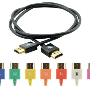 KRAMER CABLE HDMI FLEXIBLE ALTA VELOCIDAD CON ETHERNET ULTRA PLANO COLOR NEGRO (C-HM/HM/PICO/BK-10)
