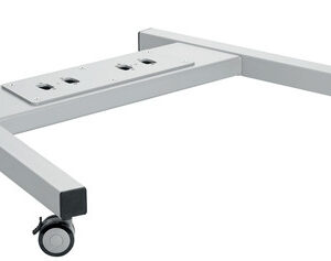 BASTIDOR DE CARRITO EXTRA LARGO / PLATA