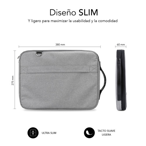 FUNDA ORDENADOR ADVANCE LAPTOP SLEEVE 13,3-14" GREY - Imagen 5