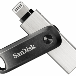 SanDisk iXpand unidad flash USB 64 GB USB Type-A / Lightning 3.2 Gen 2 (3.1 Gen 2) Negro, Plata
