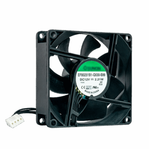 QNAP FAN-8CM-T01 ventilador de PC Universal Negro