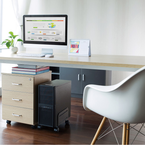 Ewent EW1291 soporte de CPU Carro para equipo informático Negro - Imagen 10