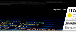 HP 117A TONER HP117A AMARILLO (W2072A)