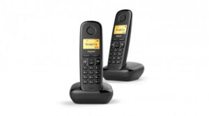 Gigaset A270 Duo Teléfono DECT Identificador de llamadas Negro