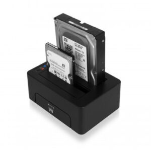 Ewent EW7014 base de conexión para disco duro Negro
