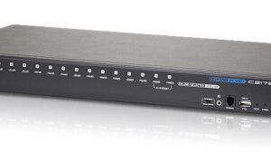 Aten CS17916 interruptor KVM Montaje en rack Negro