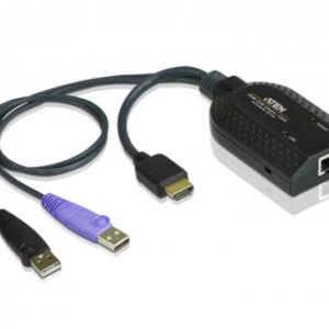 Aten KA7168 cable para video, teclado y ratón (kvm) Negro