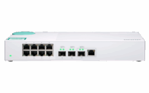 QNAP QSW-308-1C switch No administrado Gigabit Ethernet (10/100/1000) Blanco
