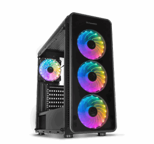 NOX Hummer TGM Midi Tower Negro