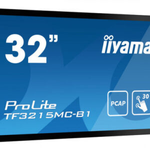 iiyama ProLite TF3215MC-B1 monitor pantalla táctil 81,3 cm (32") 1920 x 1080 Pixeles Single-touch Quiosco Negro