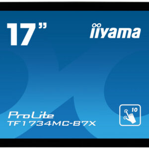 iiyama ProLite TF1734MC-B7X monitor pantalla táctil 43,2 cm (17") 1280 x 1024 Pixeles Multi-touch Negro