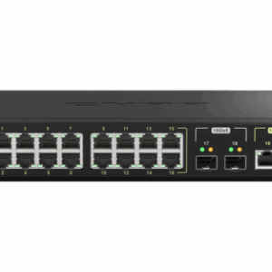 QNAP QSW-M2116P-2T2S switch Gestionado L2 Energía sobre Ethernet (PoE) Negro