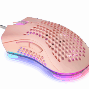 Mars Gaming MMEXP, Ratón Gaming RGB Ultraligero Rosa