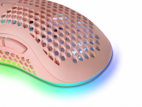 Mars Gaming MMEXP, Ratón Gaming RGB Ultraligero Rosa - Imagen 6