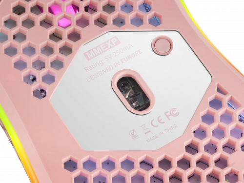 Mars Gaming MMEXP, Ratón Gaming RGB Ultraligero Rosa - Imagen 7