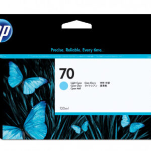 HP Cartucho de tinta 70 cian claro de 130 ml
