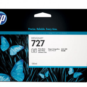 HP Cartucho de tinta DesignJet 727 negro fotográfico de 130 ml