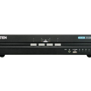 ATEN Switch KVM seguro DVI dual display USB de 4 puertos (compatible con PSS PP v3.0)