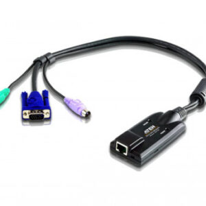 ATEN Adaptador KVM VGA PS/2 con compatibilidad de vídeo compuesto