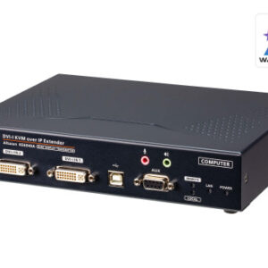 ATEN Transmisor KVM por IP DVI-I dual display USB