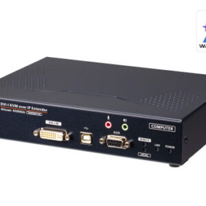 ATEN Transmisor KVM por IP DVI-I single display USB