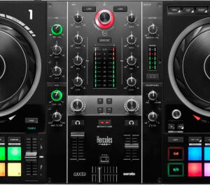 Hercules Inpulse 500 DVS (Sistema de vinilo digital) para scratch digital Negro