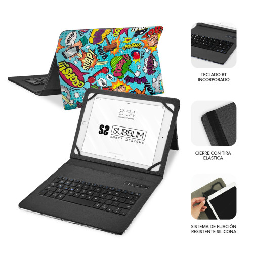 SUBBLIM Funda con Teclado Keytab Pro BT Trendy Comic - Imagen 4