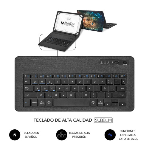 SUBBLIM Funda con Teclado Keytab Pro BT Trendy Leon - Imagen 6