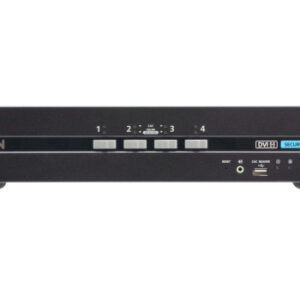 ATEN Switch KVM de seguridad avanzada DVI dual display USB de 4 puertos con CAC (compatible con PSD PP v4.0)