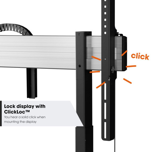 VOGELS RISE 5205 MOTORIZED DISPLAY LIF TROLLEY 50 BLACK (RISE5205 ) - Imagen 4