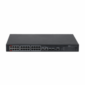 (DH-PFS4226-24ET-360-V3) DAHUA SWITCH L2 HI-POE 2.0 GESTIONABLE 24 PUERTOS 10/100 + 2 UPLINK COMBO GIGABIT/SFP