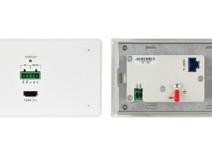 Kramer Electronics WP-789R/EU-80/86(W) Receptor AV Negro