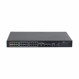 (DH-LR2226-24ET-360-V2) DAHUA SWITCH L2 EPOE GESTIONABLE 24 PUERTOS 10/100 (8 EPOE/EOC + 16 POE) + 2 UPLINK COMBO GIGABIT/SFP