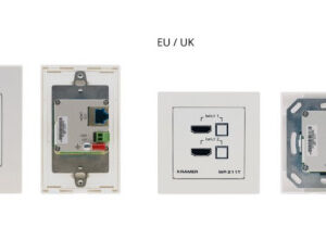 KRAMER / SELECTOR AUTOMÁTICO WALL PLATE / 4K /WP-211T/EU-80/86(W) / 20-804970590