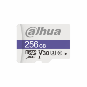 DAHUA MICROSD 256GB MICROSD CARD, READ SPEED UP TO 95 MB/S, WRITE SPEED UP TO 45 MB/S, SPEED CLASS C10, U3, V30, TBW 40TB (DHI-TF-C100/256GB)