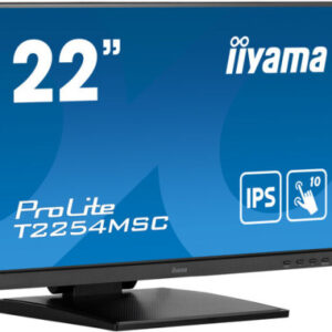 MONITOR IIYAMA 21,5" TACTIL T2254MSC-B1AG, IPS, FHD, 60 HZ, 4MS, 10 PUNTOS DE CONTACTO, HDMI, ALT.