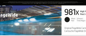 HP Cartucho original PageWide 981X negro de alto rendimiento