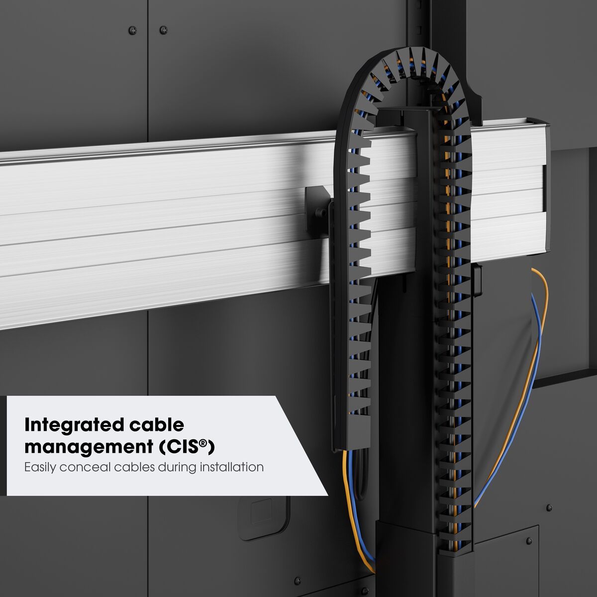 VOGELS RISE 5105 MOTORIZED DISPLAY LIFT FLOOR STAND 50 BLACK (RISE5105 ) - Imagen 8