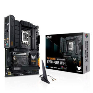 PLACA ASUS TUF GAMING B760-PLUS WIFI,INTEL,1700,B760,4DDR5,128GB,HDMI+DP,4SATA+3M.2,4USB 3.2+1USB-C,2.5GB+WIFI6E+BT5.2,ATX