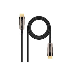 NANOCABLE CABLE HDMI V2.0 AOC 4K@60HZ 18Gbps NEGRO 15 M