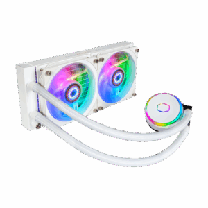 Cooler Master MasterLiquid PL240 Flux White Edition Carcasa del ordenador Kit de refrigeración líquida 12 cm Blanco