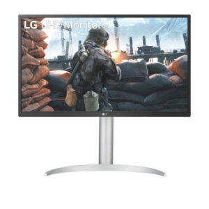 LG 27UP550P-W pantalla para PC 68,6 cm (27") 3840 x 2160 Pixeles 4K Ultra HD Plata, Blanco