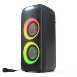 SHARP PS 949 FUNCIÓN KARAOKE/MICROFONO INCLUIDO/C ON TWS/BLUETOOTH/UEBX2/2X6,33MM/LUCES MULTICOLOR Y ESTROBOSCÓPICA/POTENCIA 132W