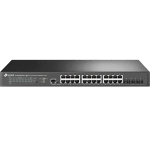 TP-Link TL-SG3428XPP-M2 switch Gestionado L2+ 2.5G Ethernet (100/1000/2500) Energía sobre Ethernet (PoE) 1U Negro