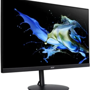 MONITOR ACER 23.8" CB242YEbmiprx (UM.QB2EE.E01) ZeroFrame 100Hz IPS 1ms(VRB) 250nits VGA HDMI DP MM Audio in/out FreeSync EU TCO Black H.cable x1