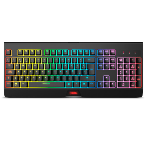 Krom KABALA teclado Ratón incluido RF inalámbrico QWERTY Español Negro - Imagen 4